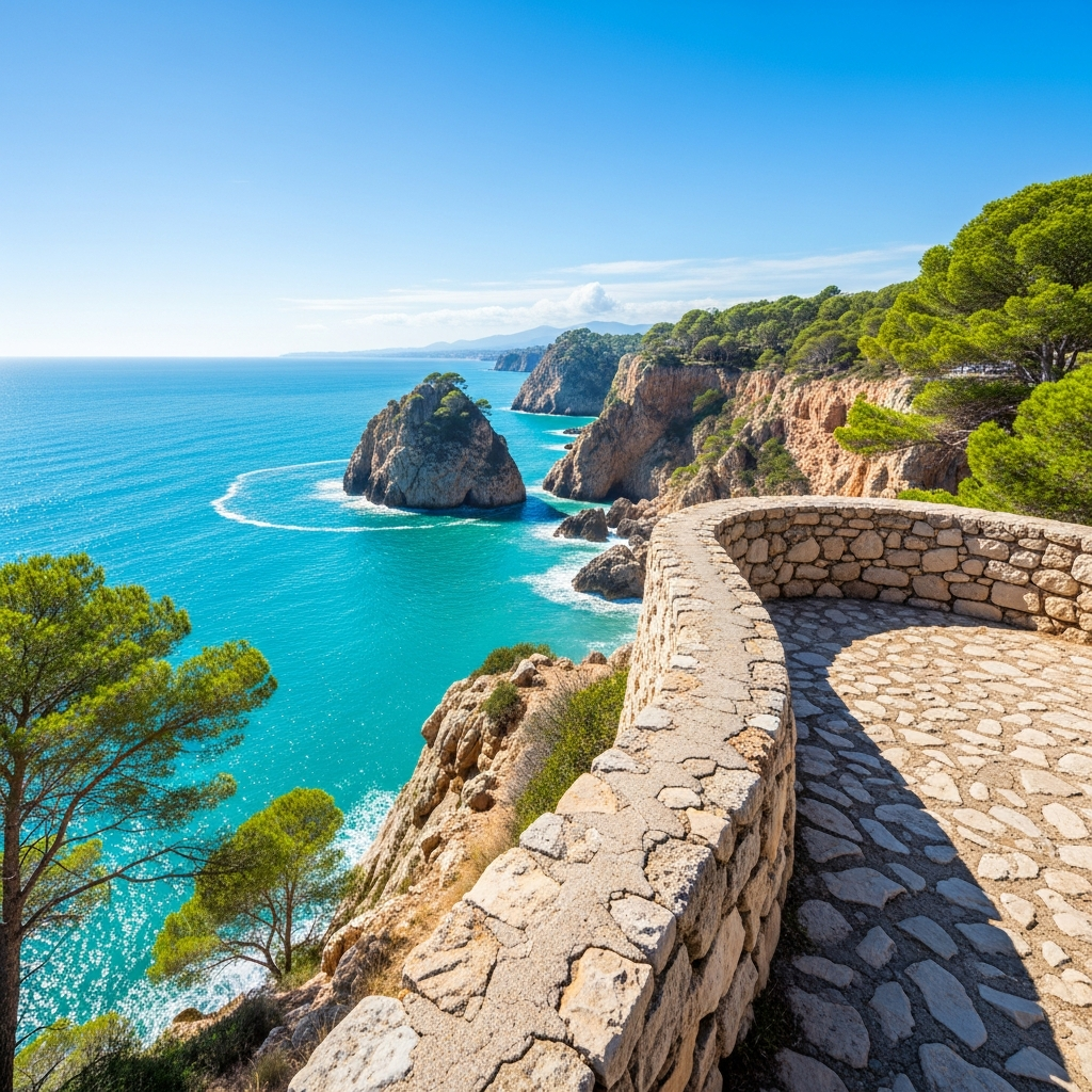 Scenic viewpoint along the Costa del Sol Scenic viewpoint along the Costa del Sol